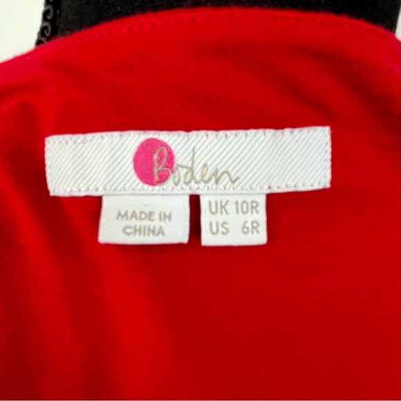 Boden Juliet Poinsettia Jersey Midi Dress (Size 6 R) - Picture 11 of 13